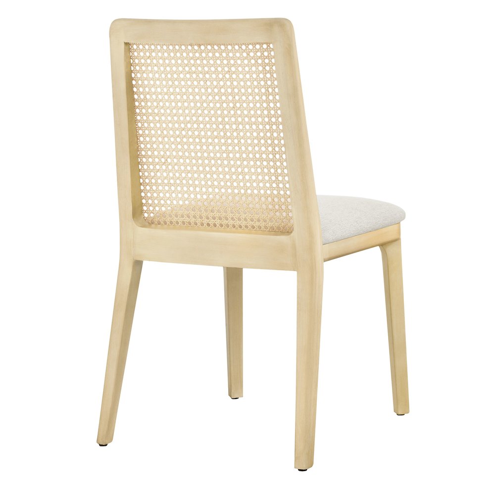 Monarch Wood and Rattan Dining Side Chair