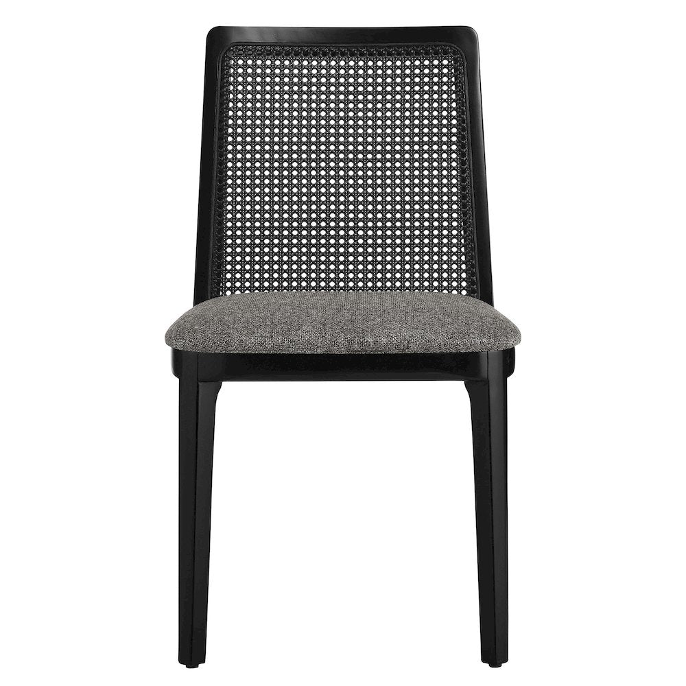 Monarch Wood and Rattan Dining Side Chair