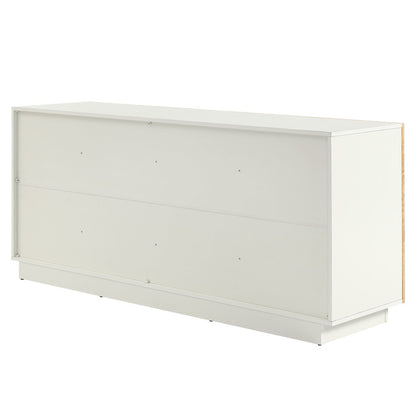 Abel 69 Inch Burl Wood Sideboard Buffet TV Stand