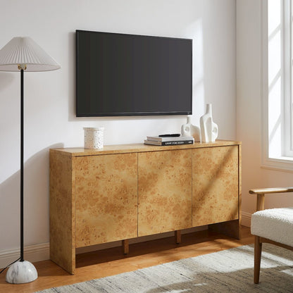 Hudson 60" Burl Wood Sideboard