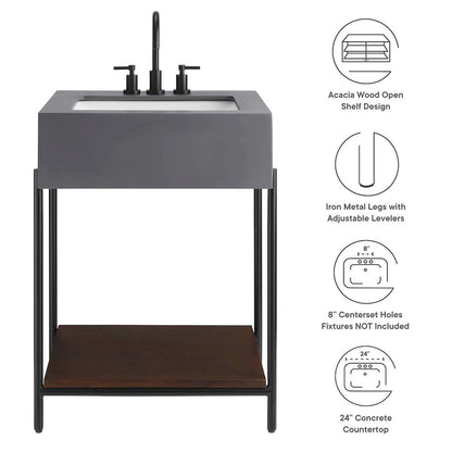 Etch 24" Bathroom Vanity with Sink