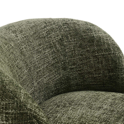 Vesta Chenille Fabric Upholstered Swivel Chair