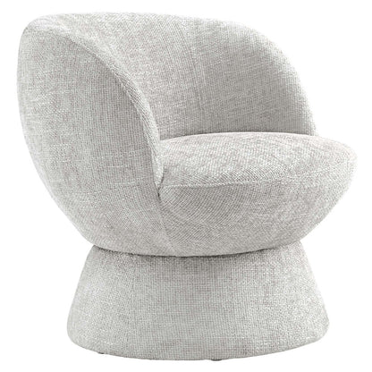 Vesta Chenille Fabric Upholstered Swivel Chair