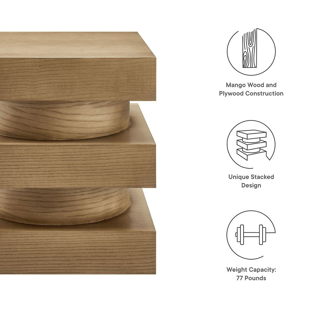 Perpetuate Totem End Table
