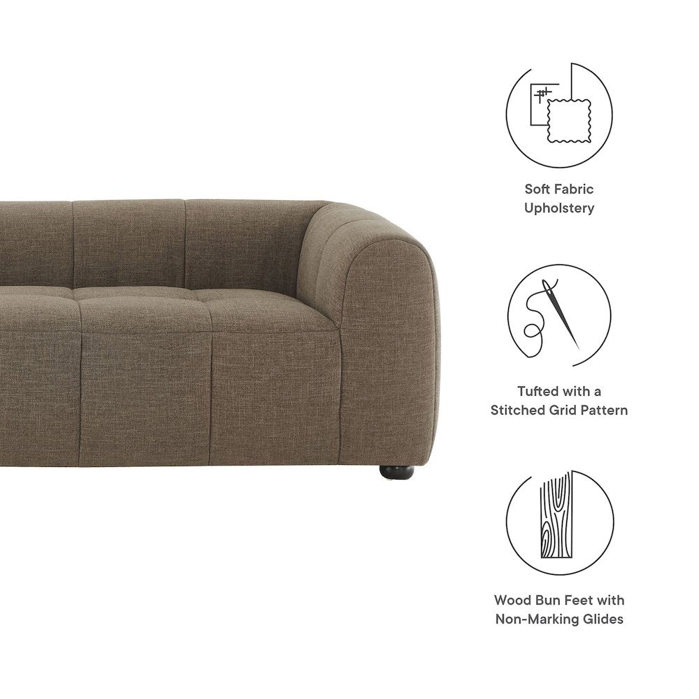 Liana Upholstered Fabric Sofa