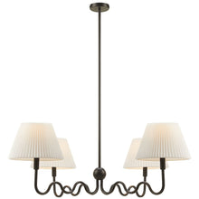 Wave Squiggle 4-Arm Pendant Light