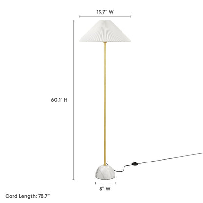 Illusion Marble Dome Floor Lamp