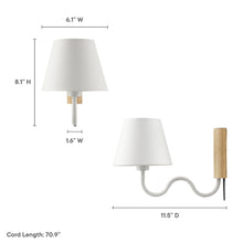 Sunlit Squiggle Arm Wall Sconce
