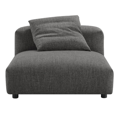 Solace Modular Upholstered Fabric Armless Chair