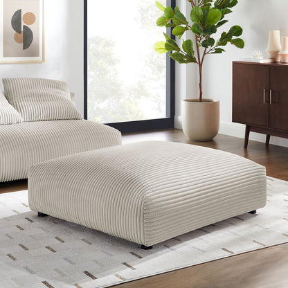 Solace Modular Corduroy Upholstered Ottoman