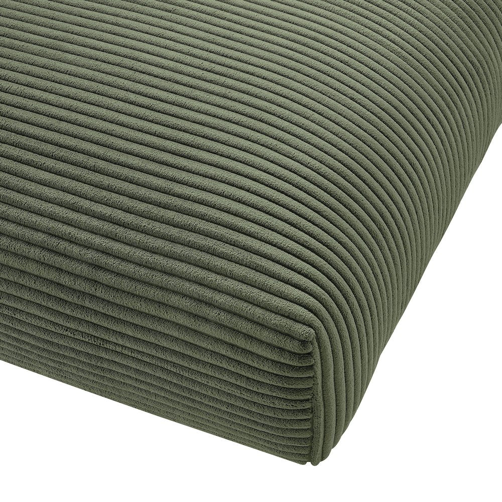 Solace Modular Corduroy Upholstered Ottoman