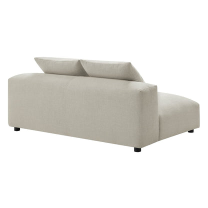 Solace Modular Upholstered Fabric Armless Loveseat