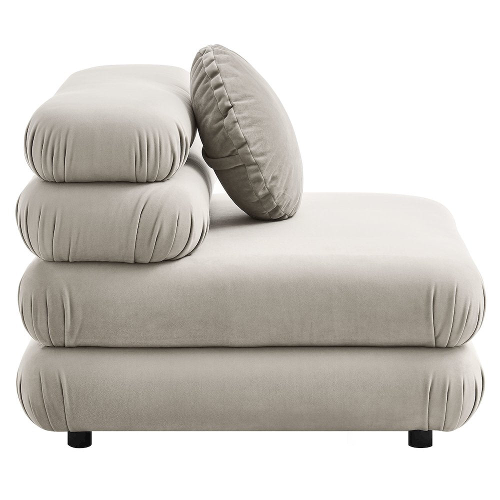 Jubilee 3-Piece Modular Performance Velvet Sectional Sofa