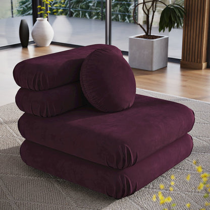 Jubilee Modular Performance Velvet Armless Chair