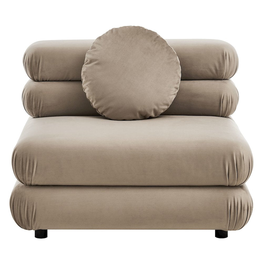 Jubilee 3-Piece Modular Performance Velvet Sectional Sofa