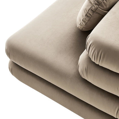 Jubilee Modular Performance Velvet Armless Chair