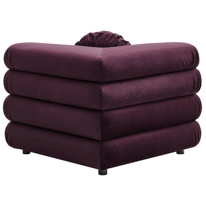 Jubilee Modular Performance Velvet Corner Chair