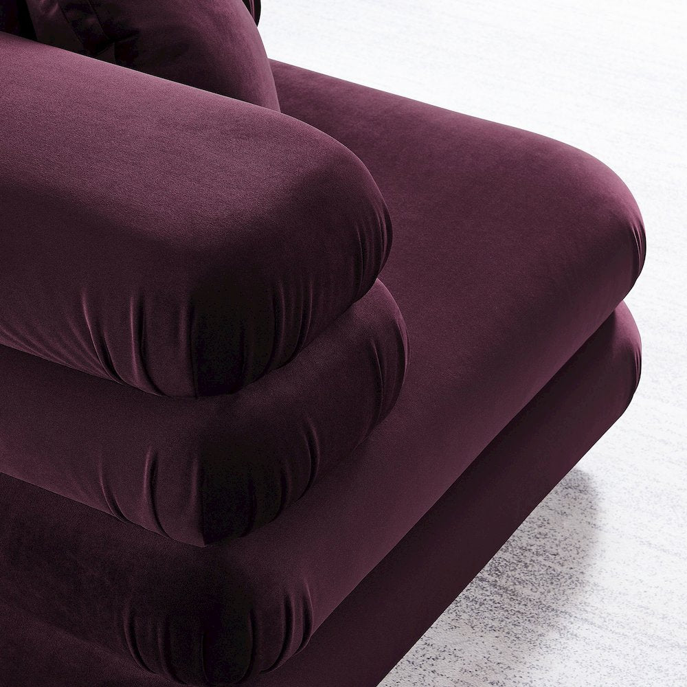 Jubilee Modular Performance Velvet Corner Chair
