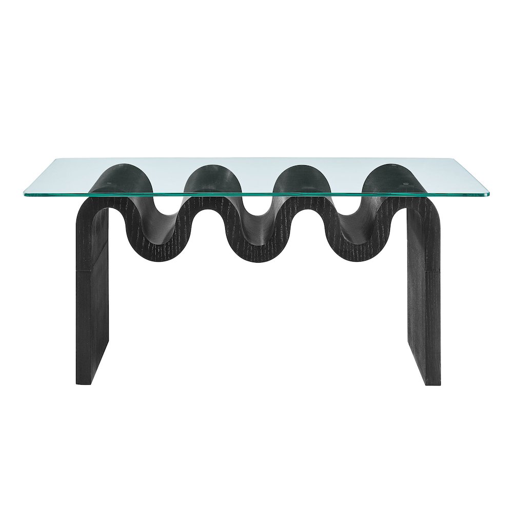 Ondine Glass Top Coffee Table