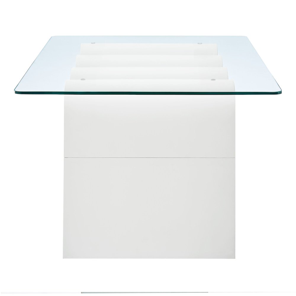 Ondine Glass Top Coffee Table