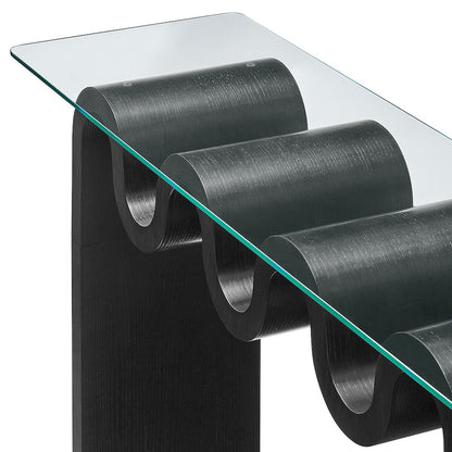 Ondine Glass Top 50" Console Table