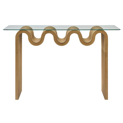 Ondine Glass Top 50" Console Table