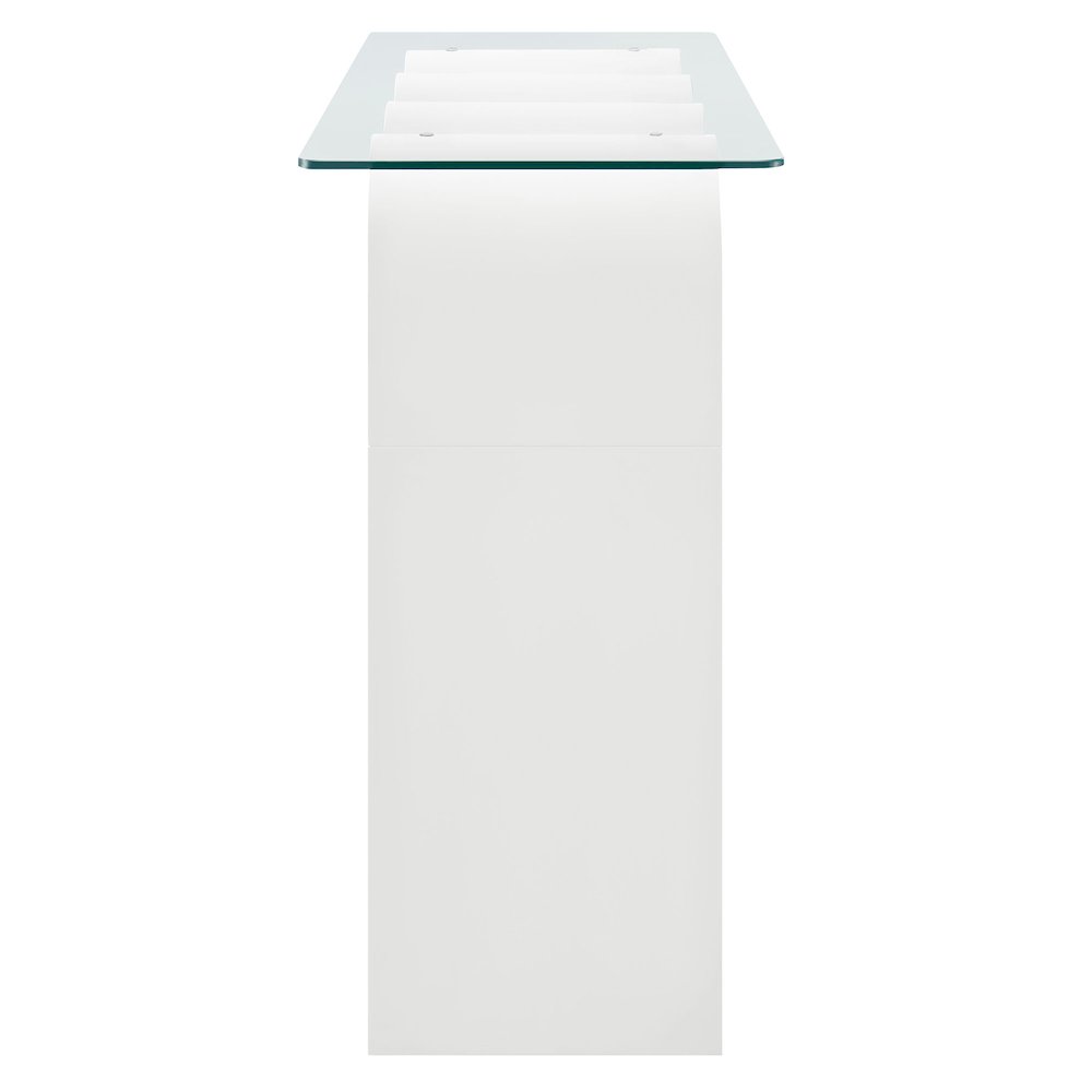 Ondine Glass Top 50" Console Table