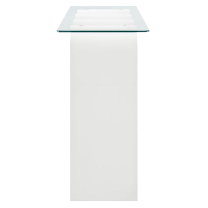 Ondine Glass Top 50" Console Table