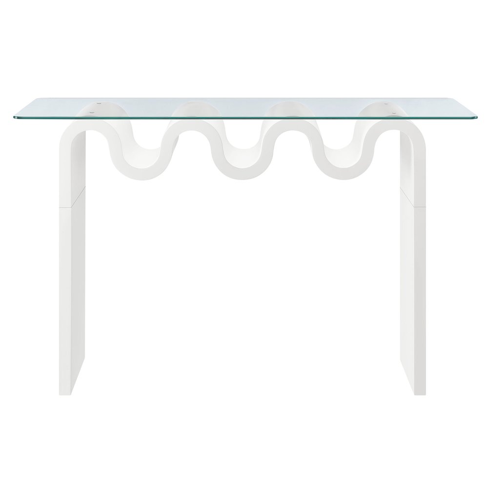 Ondine Glass Top 50" Console Table
