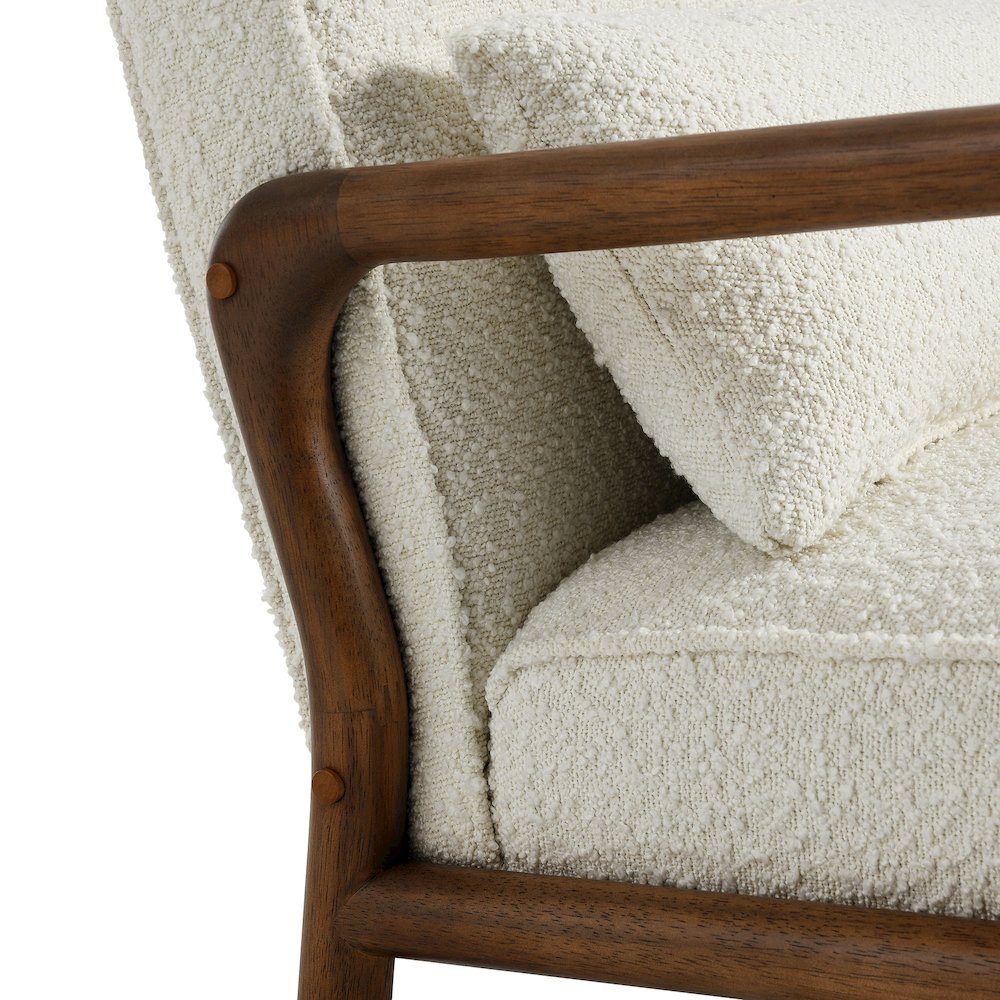 Charlie Boucle Upholstered Armchair