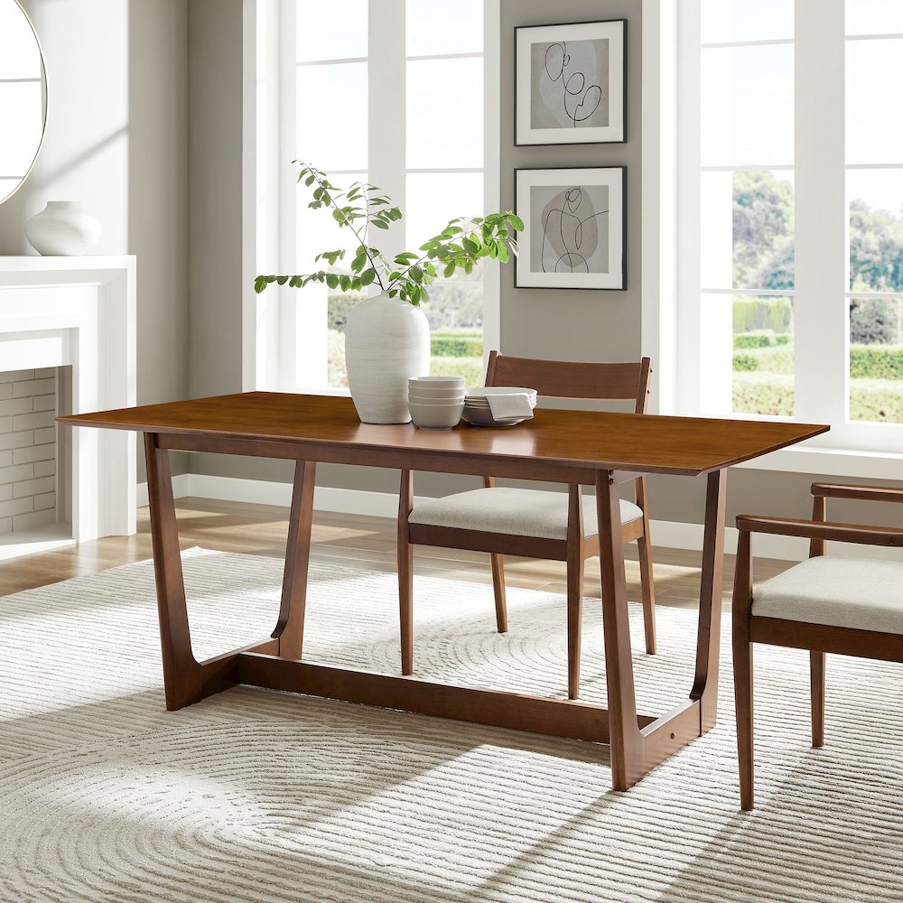 Solara 71" Rectangle Wood Dining Table