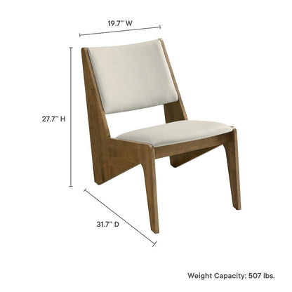 Rylina Vegan Leather Accent Chairs Set of 2