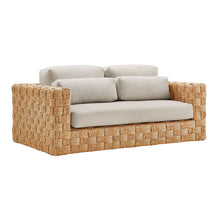 Thames Outdoor Patio Wicker Outdoor Patio Rattan Loveseat