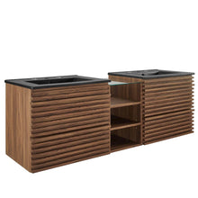 Render 62" Wall-Mount Double Sink Bathroom Vanity