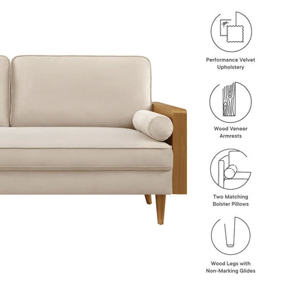 Kellan Performance Velvet Sofa