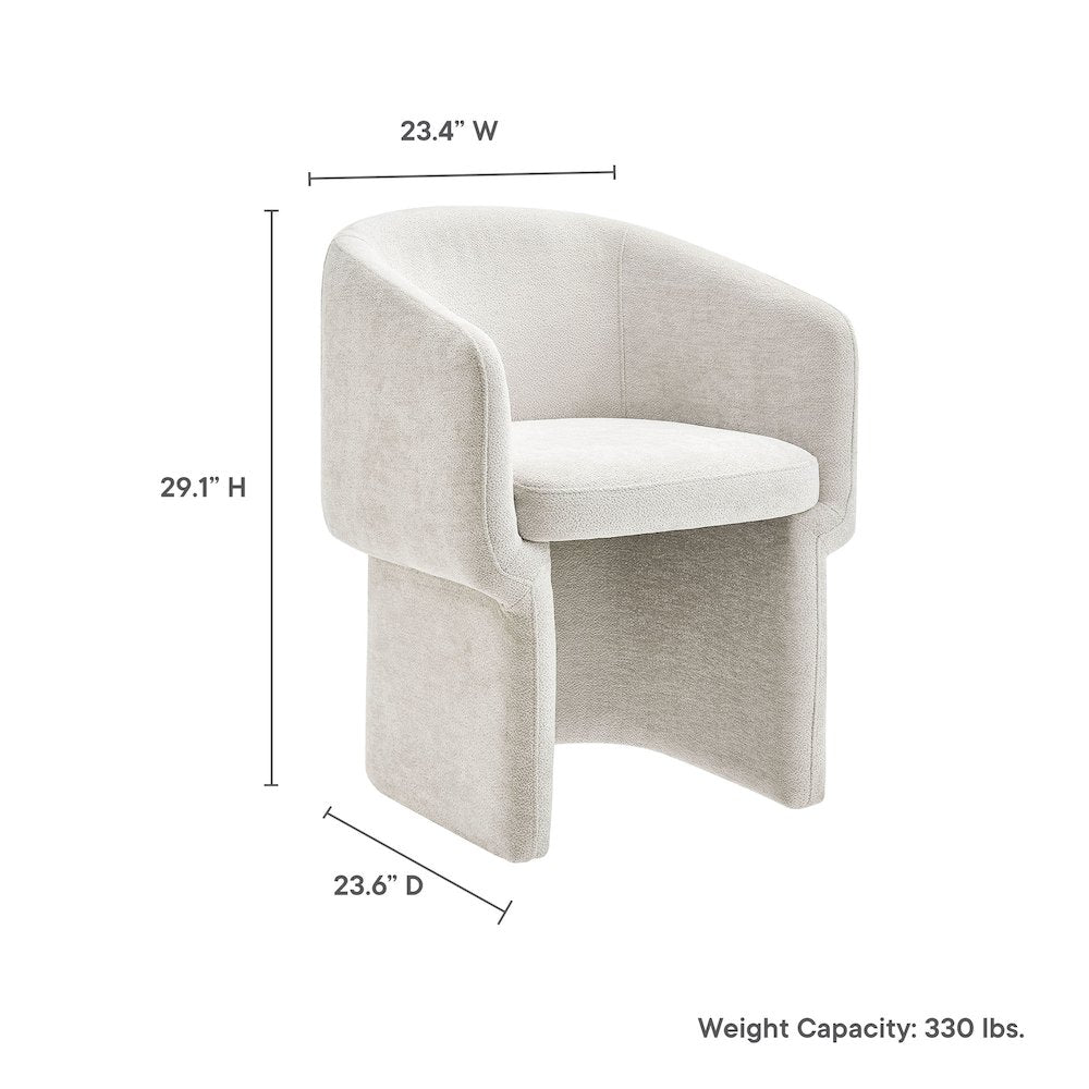 Verity Chenille Dining Armchair