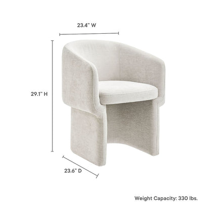 Verity Chenille Dining Armchair