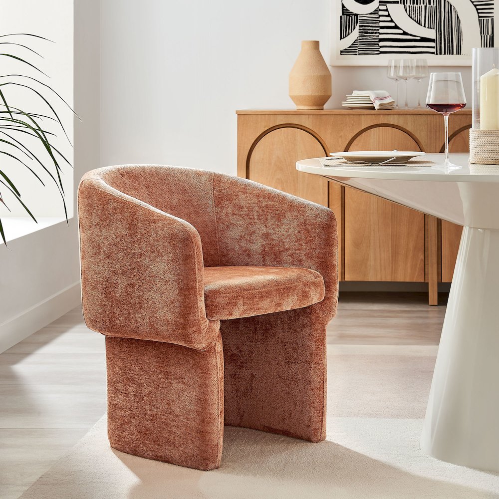 Verity Chenille Dining Armchair