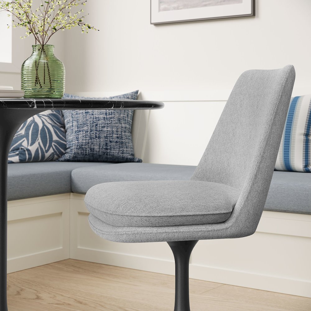 Lippa Swivel Dining Upholstered Side Chair