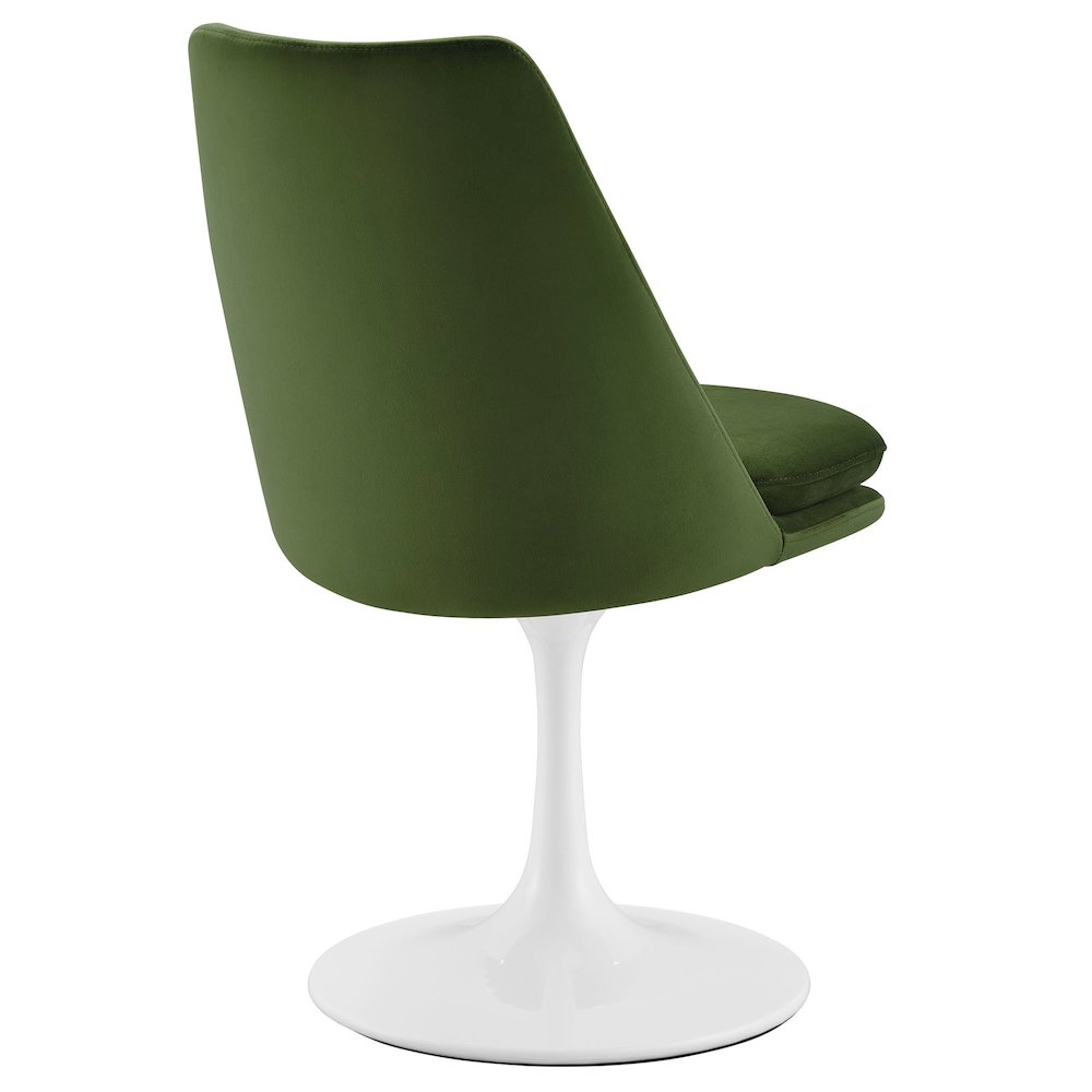 Lippa Swivel Dining Performance Velvet Side Chair