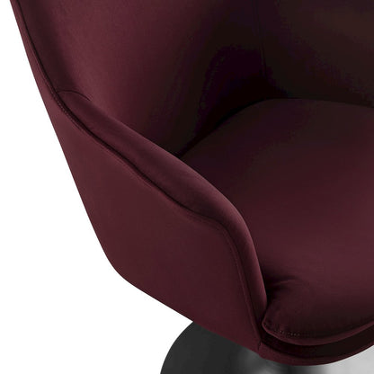 Lippa Swivel Dining Performance Velvet Armchair