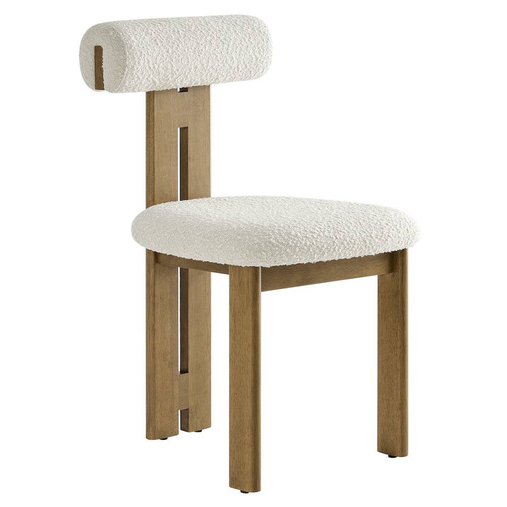 Torian Boucle Fabric Dining Chair Set of 2