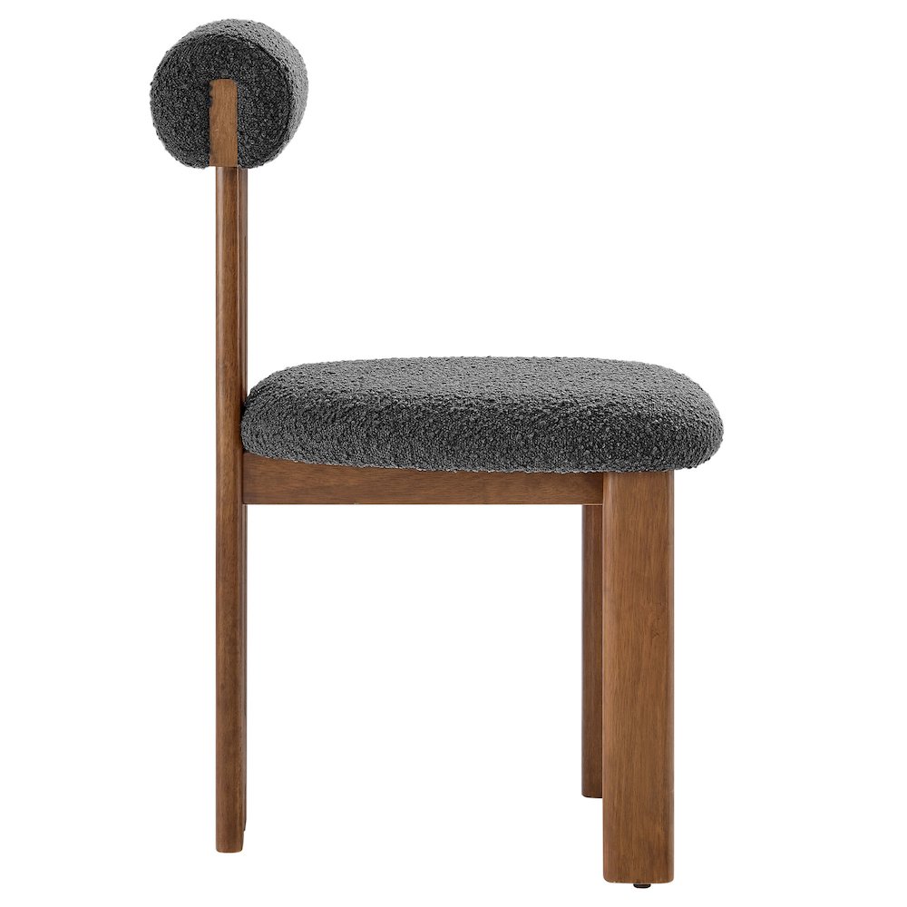Torian Boucle Fabric Dining Chair Set of 2