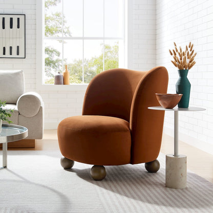 Monroe Performance Velvet Accent Chair