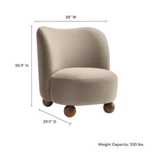 Monroe Performance Velvet Accent Chair