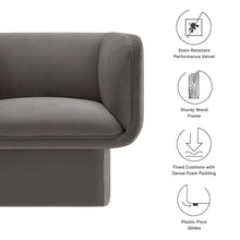 Tate Performance Velvet Accent Chair