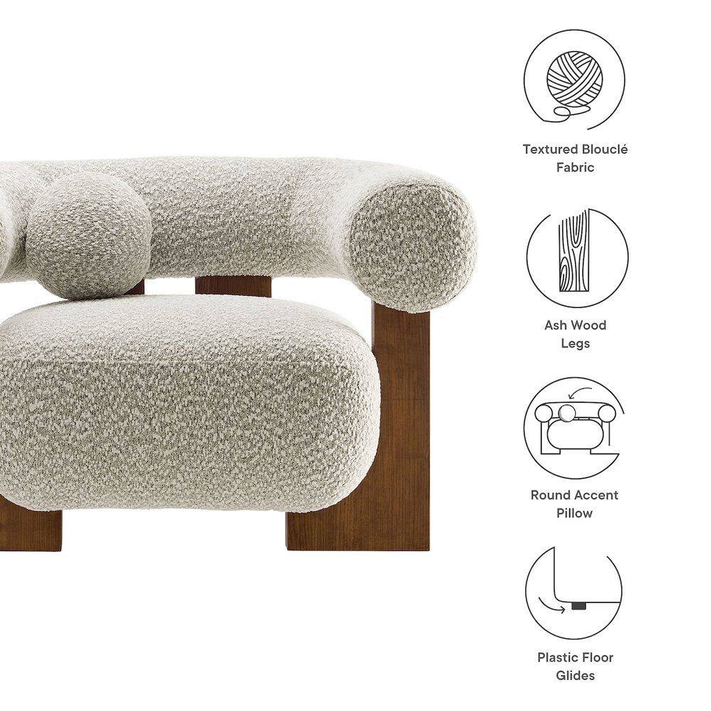 Jace Boucle Accent Chair