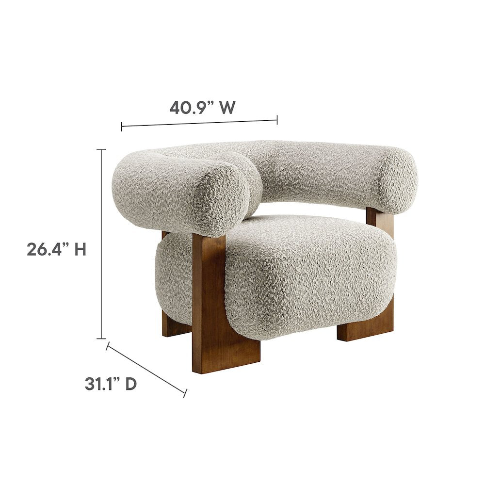 Jace Boucle Accent Chair