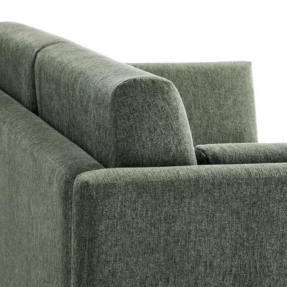 Linden Upholstered Heathered Chenille Sofa