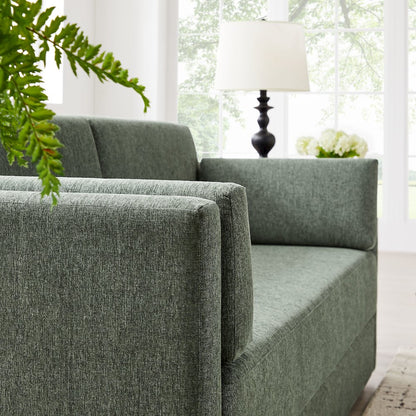 Linden Upholstered Heathered Chenille Sofa